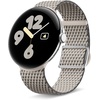 image:imageGoogle Pixel Watch Crafted Leather Band  Only Compatible with The 45mm Pixel Watch 3  Obsidian  LargePorcelain