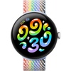 image:imageGoogle Pixel Watch Crafted Leather Band  Only Compatible with The 45mm Pixel Watch 3  Obsidian  LargePride  Rainbow