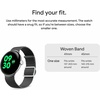 image:imageGoogle Pixel Watch Crafted Leather Band  Only Compatible with The 45mm Pixel Watch 3  Obsidian  LargePride  Rainbow