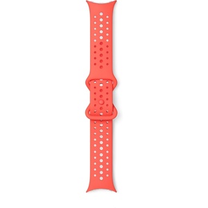 image:imageGoogle Pixel Watch Crafted Leather Band  Only Compatible with The 45mm Pixel Watch 3  Obsidian  LargeCoral