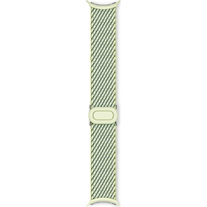 image:imageGoogle Pixel Watch Crafted Leather Band  Only Compatible with The 45mm Pixel Watch 3  Obsidian  LargeLemongrass