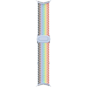 image:imageGoogle Pixel Watch Crafted Leather Band  Only Compatible with The 45mm Pixel Watch 3  Obsidian  LargePride  Rainbow
